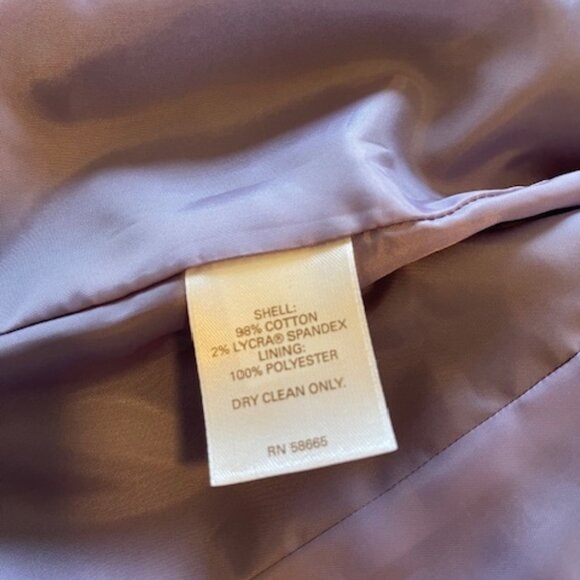 Halogen Aubergine Blazer – Cotton Blend – Women’s S - Picture 5 of 5